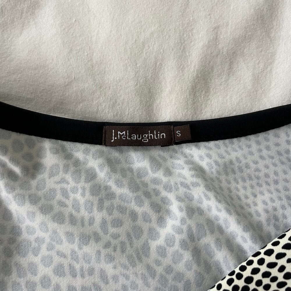 J. Mclaughlin Animal Print Python V-Neck Button L… - image 4